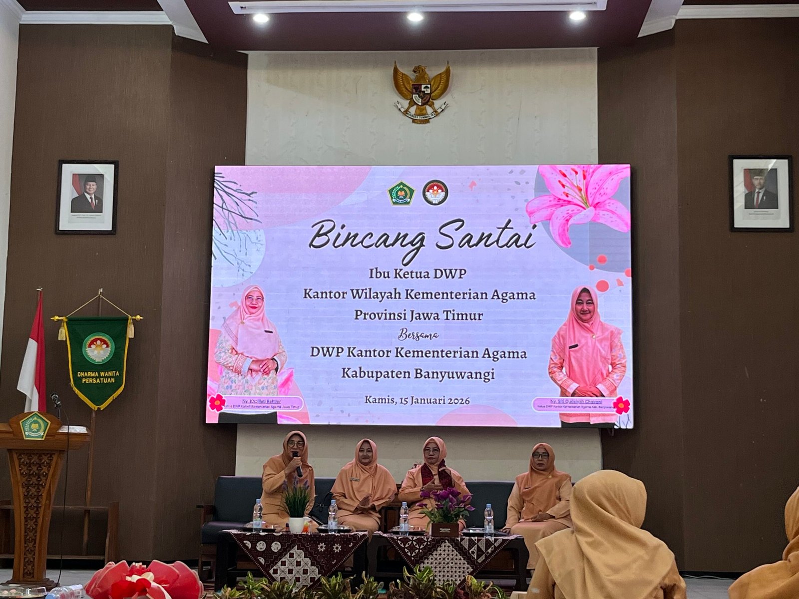 DWP MTsN 9 Banyuwangi Hadiri Pembinaan dan Bincang Santai Bersama Ketua DWP Kanwil Kemenag Jatim