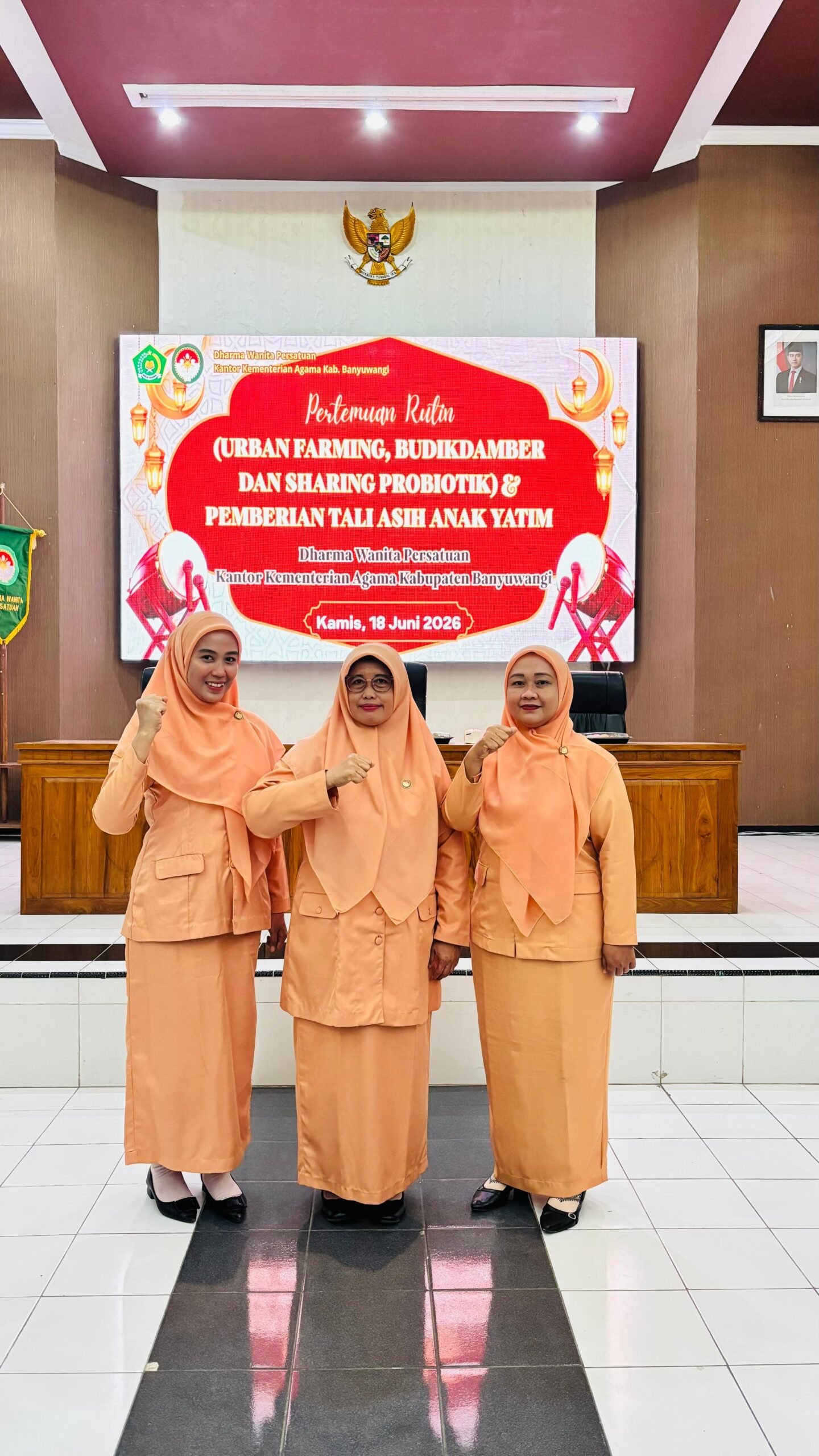 Perkuat Peran dan Wawasan, DWP UP MTsN 9 Banyuwangi Hadiri Pertemuan Rutin, Pererat Sinergi dan Pemberdayaan Anggota
