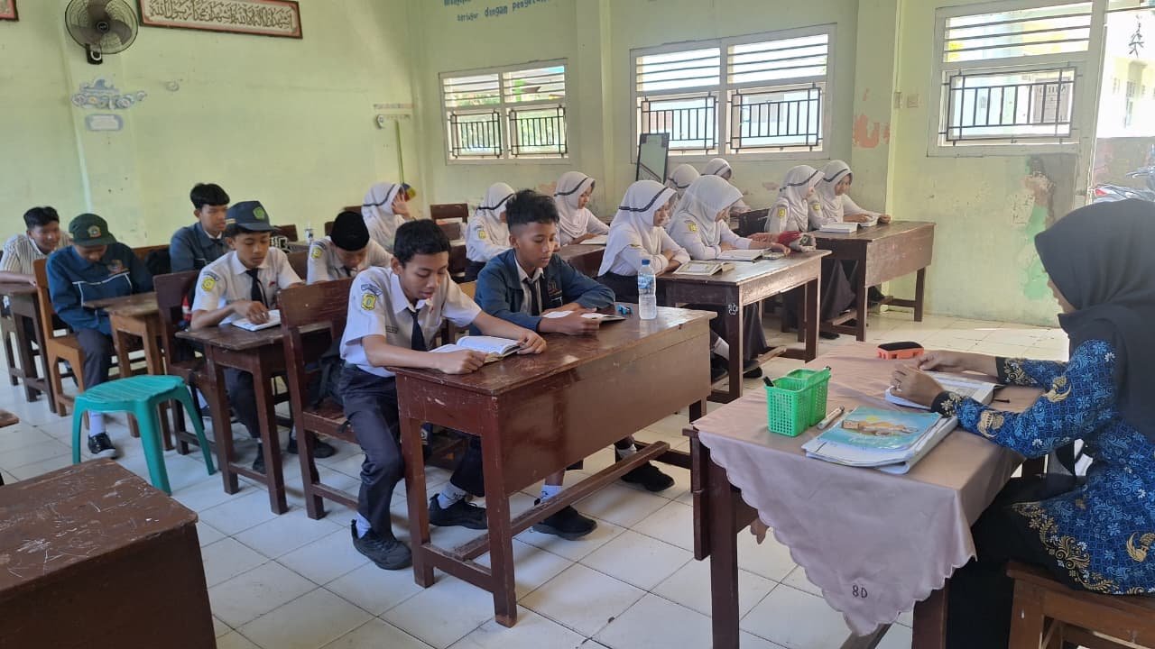 Semarak Tahun Baru Islam, MTsN 9 Banyuwangi Sukseskan Aksi Religi Nasional 100.000 Khataman Al-Qur’an