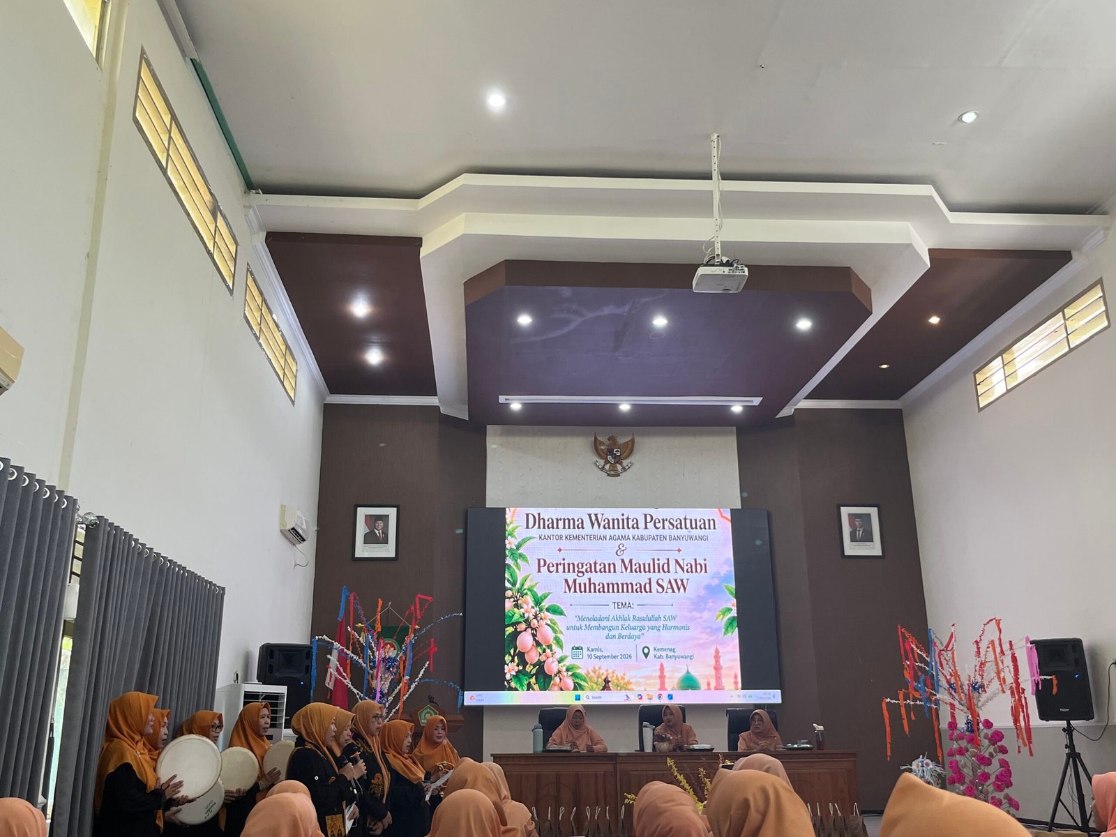 DWP UP MTsN 9 Banyuwangi Hadiri Pertemuan Rutin dalam Rangka Peringatan Maulid Nabi Muhammad SAW